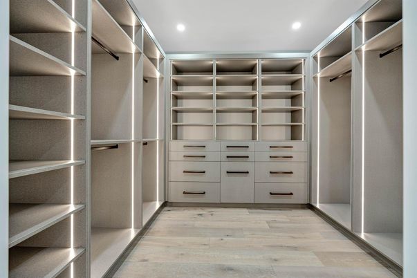 Interior, Recessed Lighting, Walk-in Closets, Wood Texture Flooring