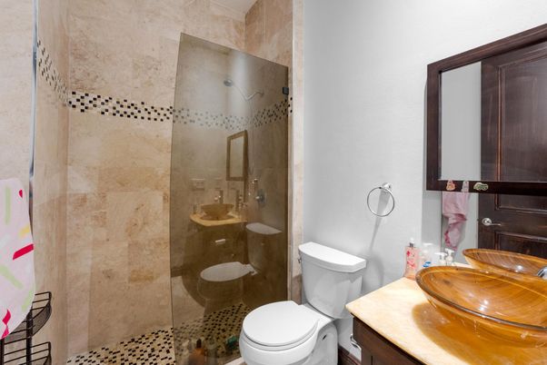 Bathroom, Glass Shower, Interior