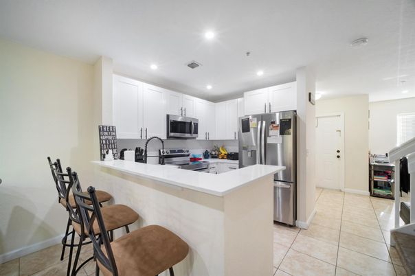 Interior, Kitchen, Recessed Lighting, Stainless Steel Appliances