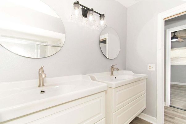 Bathroom, Interior, Wood Texture Flooring