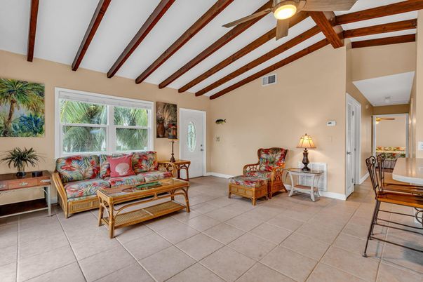 Interior, Living room, Wooden Beams