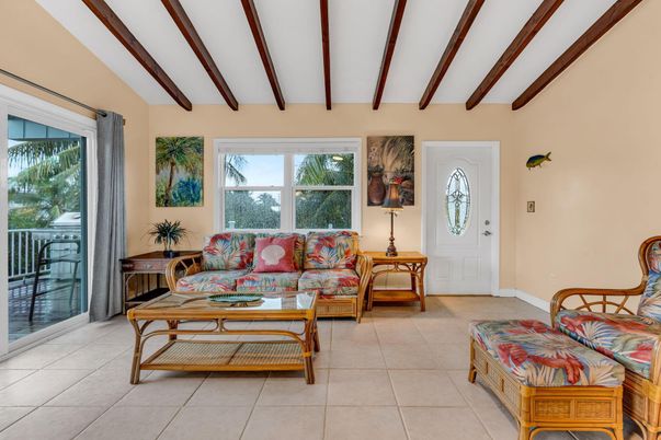 Interior, Living room, Wooden Beams