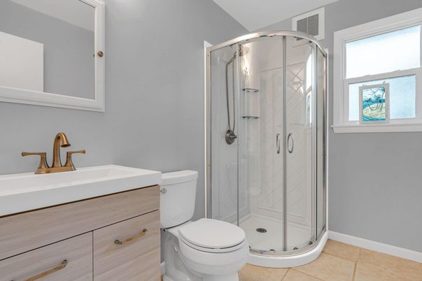 Bathroom, Glass Shower, Interior