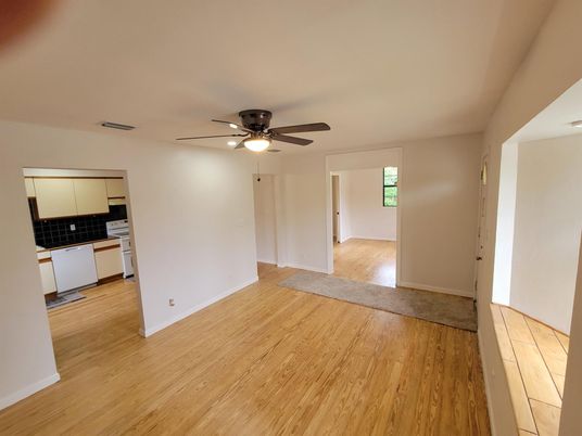 Empty room, Interior, Kitchen, Wood Texture Flooring