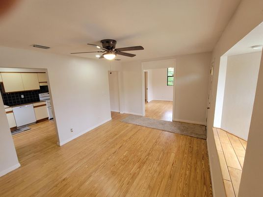 Empty room, Interior, Kitchen, Wood Texture Flooring