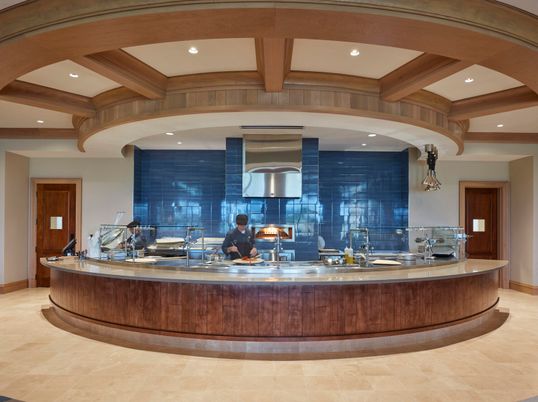 Fireplace, Interior, Recessed Lighting, Wooden Beams