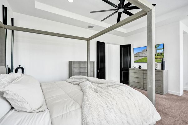 Bedroom, Interior, Recessed Lighting