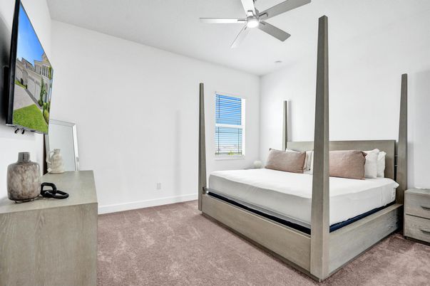Bedroom, Interior, Recessed Lighting
