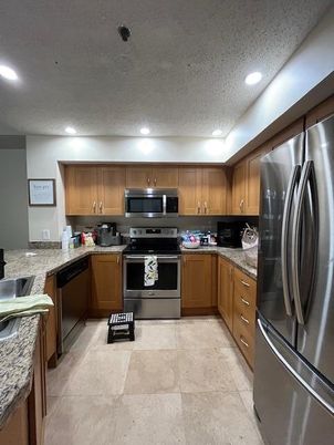 Interior, Kitchen, Recessed Lighting, Stainless Steel Appliances