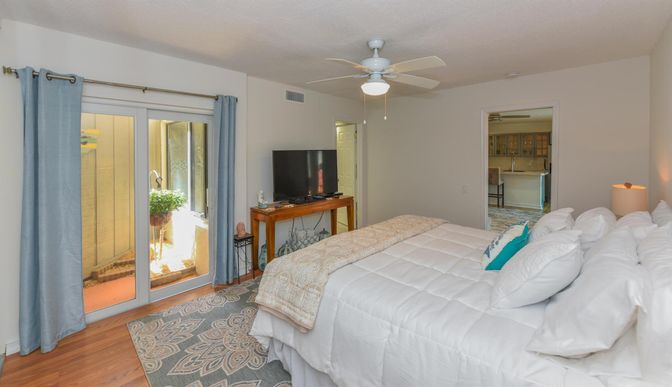 Bedroom, Interior, Wood Texture Flooring