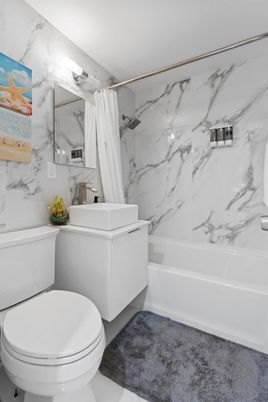 Bathroom, Interior, Marble Walls
