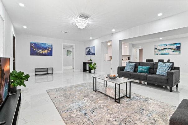 Interior, Living room, Marble, Recessed Lighting