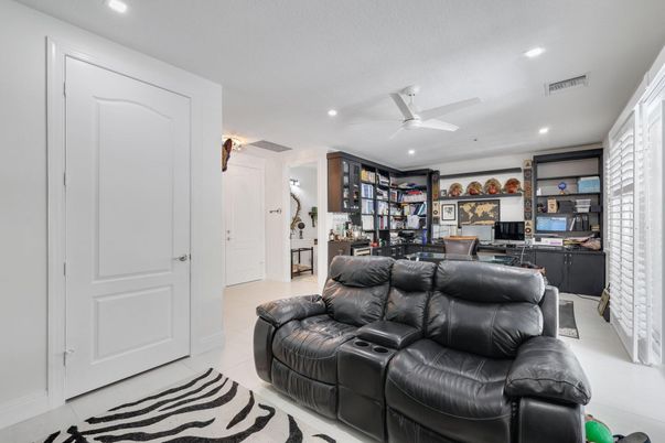 Home Theatre Room, Interior, Recessed Lighting