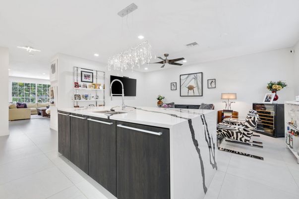 Interior, Kitchen, Living room, Recessed Lighting