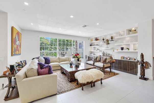 Interior, Living room, Recessed Lighting