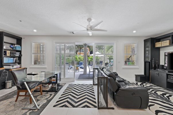 Home Office, Interior, Recessed Lighting