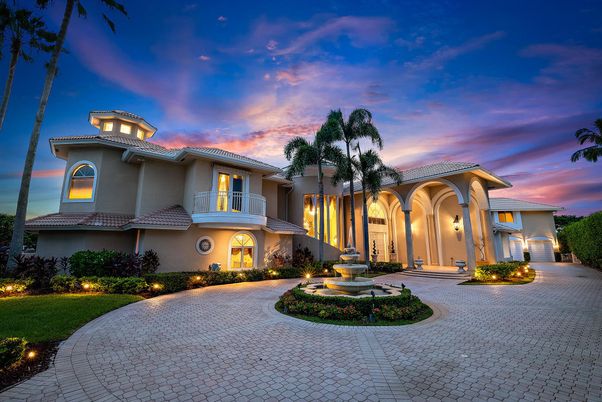 Backyard, Exterior, Facade, Mediterranean
