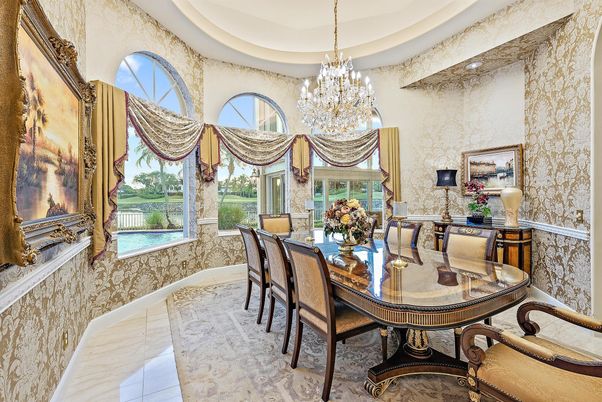 Chandelier, Dining room, Interior, Marble