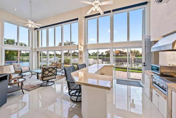 Interior, Kitchen, Living room, Recessed Lighting, Sun Room, Water
