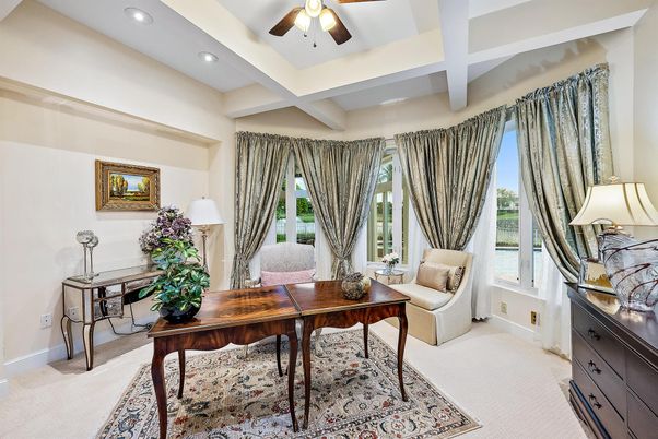 Home Office, Interior, Recessed Lighting