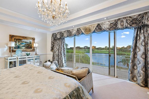 Bedroom, Chandelier, Interior, Recessed Lighting, Water