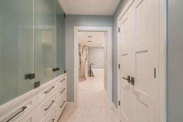 Bathroom, Free Standing Baths, Interior, Recessed Lighting