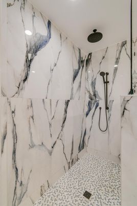 Bathroom, Interior, Marble Walls