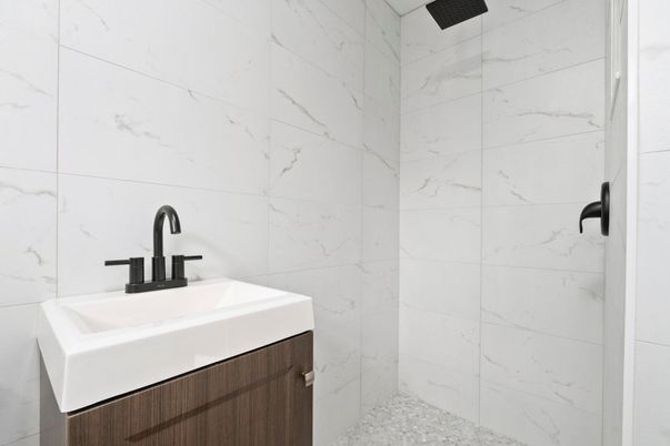 Bathroom, Interior, Marble Walls