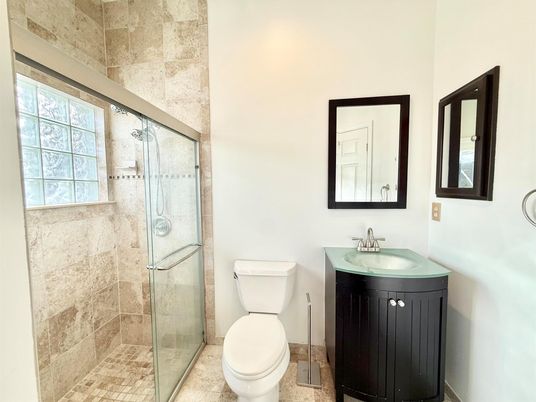 Bathroom, Glass Shower, Interior