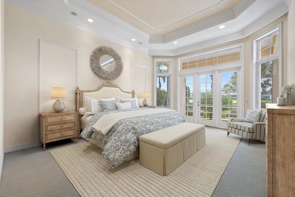Bedroom, Interior, Recessed Lighting