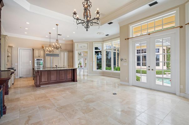 Chandelier, Interior, Kitchen, Recessed Lighting