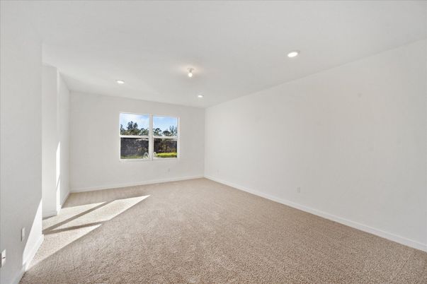 Empty room, Interior, Recessed Lighting