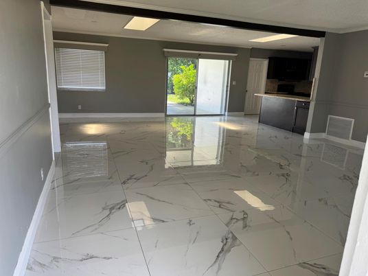Empty room, Interior, Kitchen, Marble