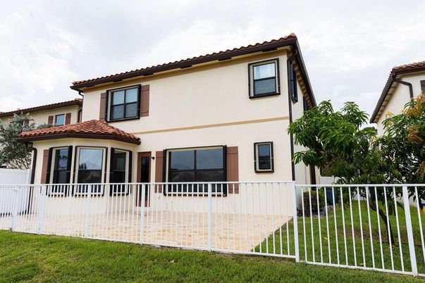 Backyard, Exterior, Facade, Mediterranean