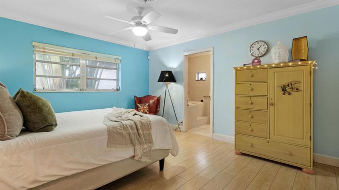Bedroom, Interior, Wood Texture Flooring