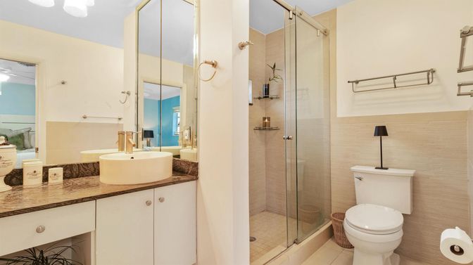 Bathroom, Glass Shower, Interior