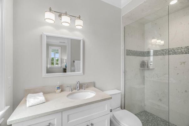 Bathroom, Glass Shower, Interior