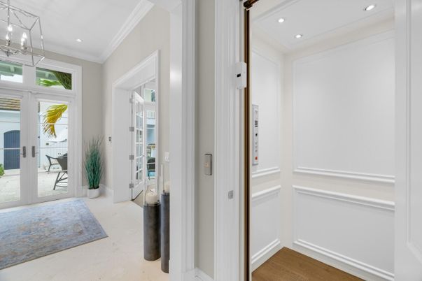 Elevator, Interior, Recessed Lighting