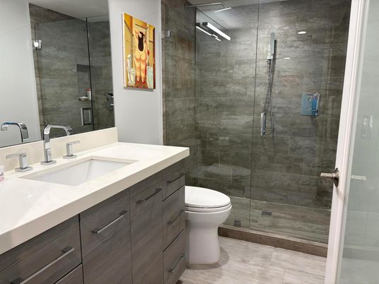 Bathroom, Glass Shower, Interior