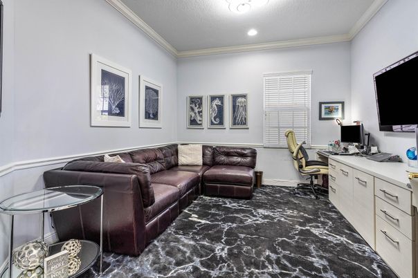 Home Office, Interior, Recessed Lighting