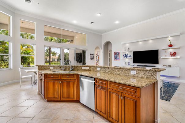 Dining room, Interior, Kitchen, Recessed Lighting