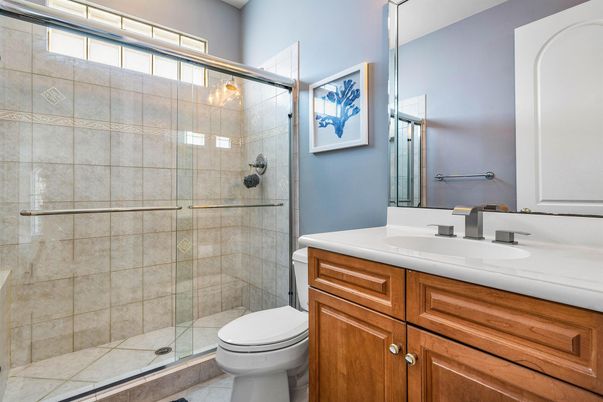 Bathroom, Glass Shower, Interior