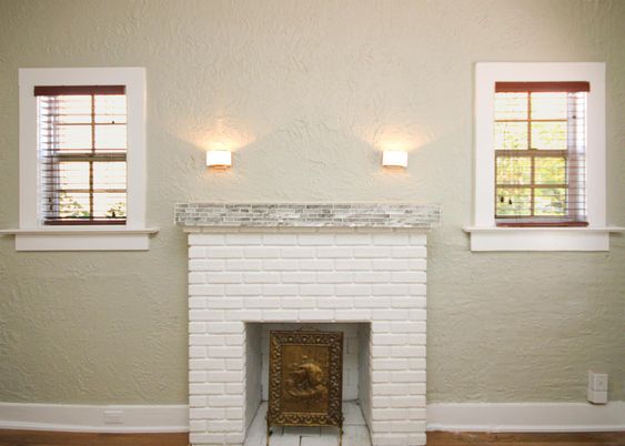 Fireplace, Interior, Wood Texture Flooring