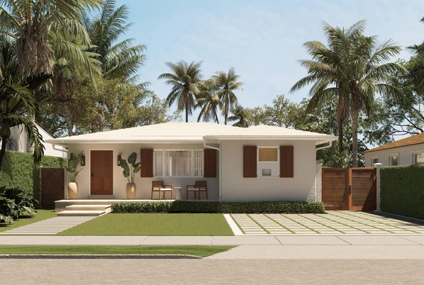 Exterior, Facade, Ranch