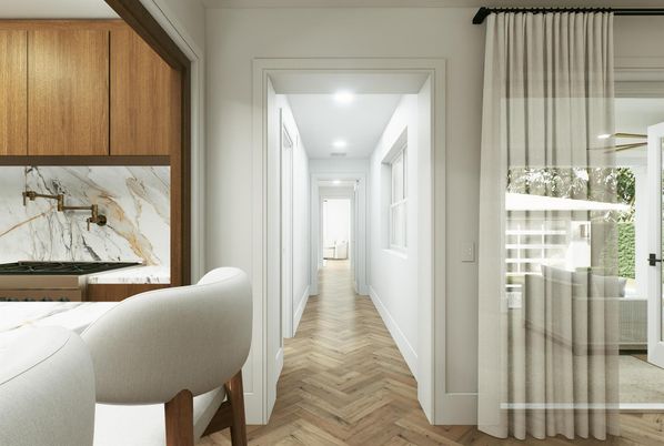 Interior, Recessed Lighting, Wood Texture Flooring