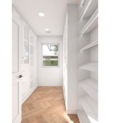 Interior, Recessed Lighting, Walk-in Closets, Wood Texture Flooring