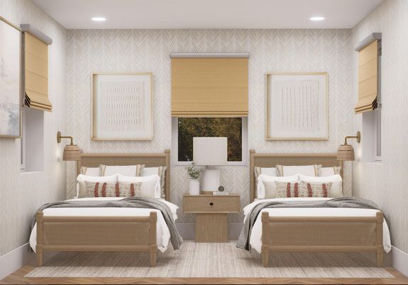 Bedroom, Interior, Recessed Lighting