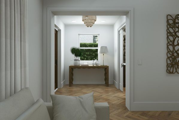 Interior, Recessed Lighting, Wood Texture Flooring