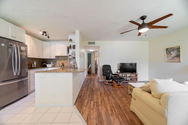 Interior, Kitchen, Living room, Wood Texture Flooring