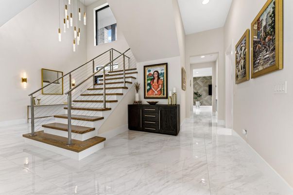 Interior, Marble, Pendant Lights, Recessed Lighting
